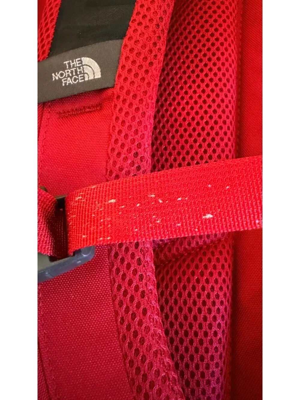 NWT The North Face Jester Backpack Red/Gray FlexVent Laptop Compatible
